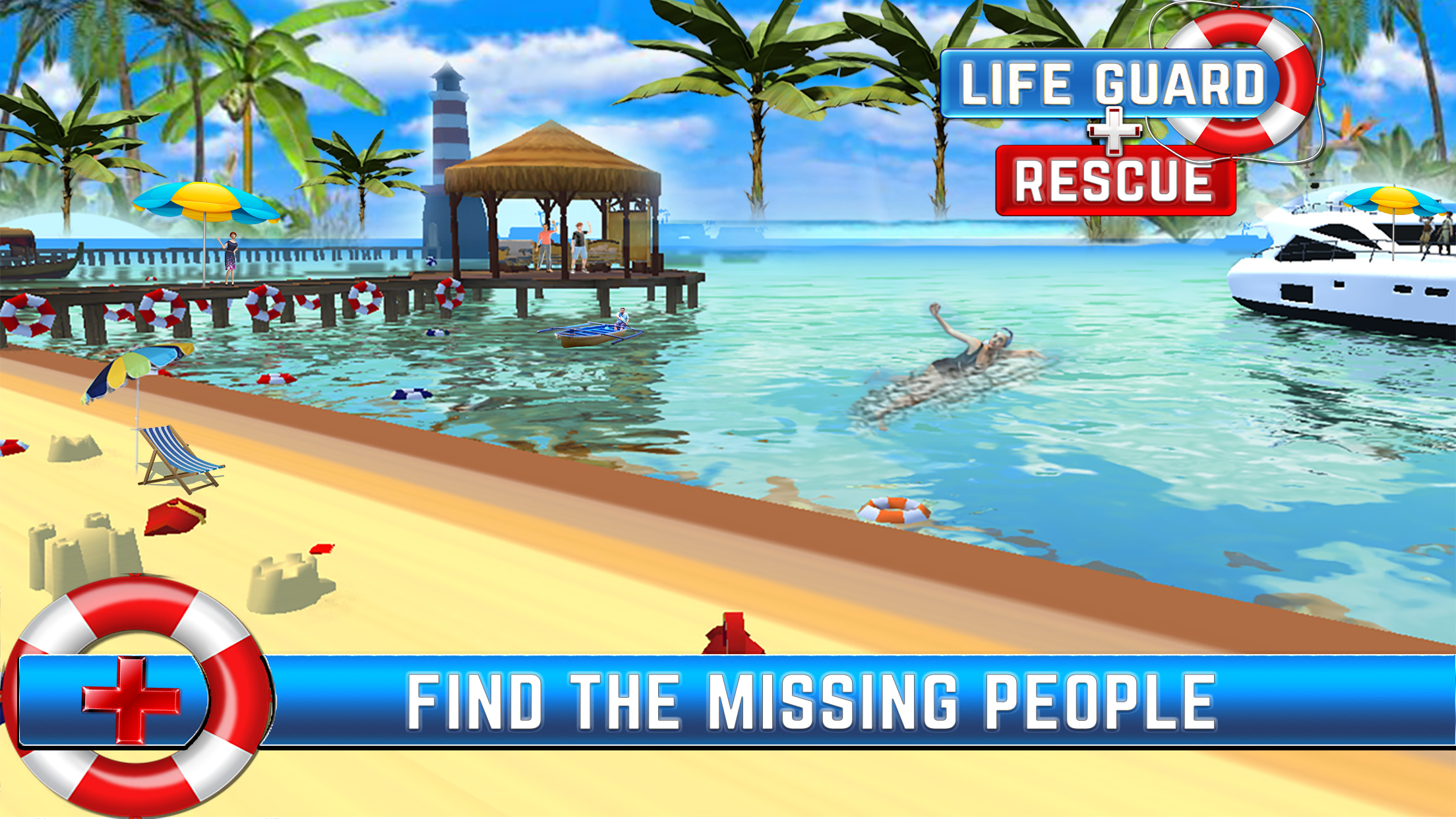 Beach Life Guard Simulator : Coast Emergency Rescue & Life Saving Simulation Game screenshot 5