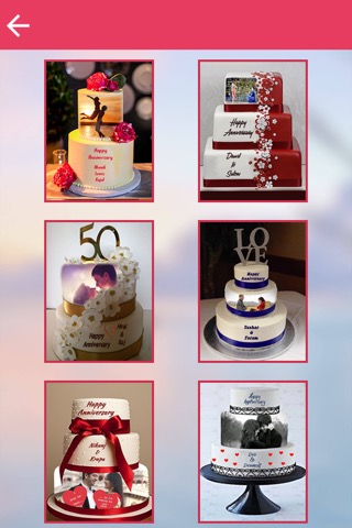 Name and Photo on Anniversary Cakeのおすすめ画像3