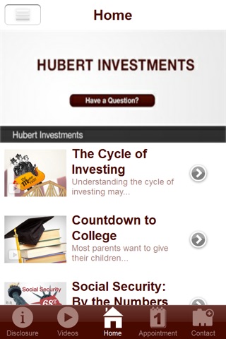 Hubert Investments screenshot 2