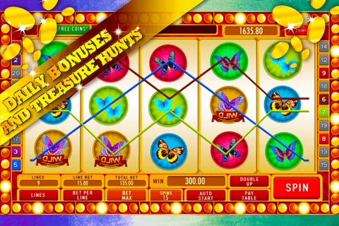 Beautiful Butterfly Slots: Hit the ultimate gambling jackpot and fly away in the garden screenshot 3
