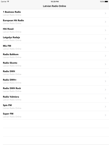 Screenshot #5 pour Latvian Radio Online