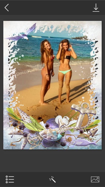 Holiday Beach Photo Frame - Photo Editor