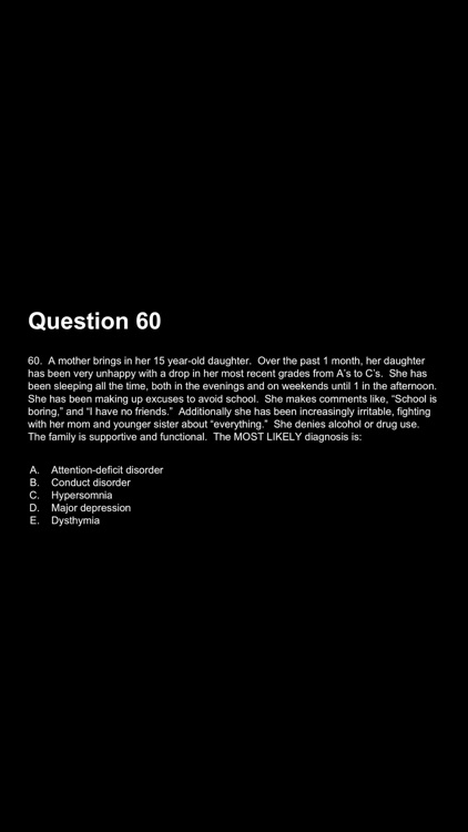 Psychiatry Blueprint PANCE PANRE Review Course (Lecture & Questions) screenshot-4