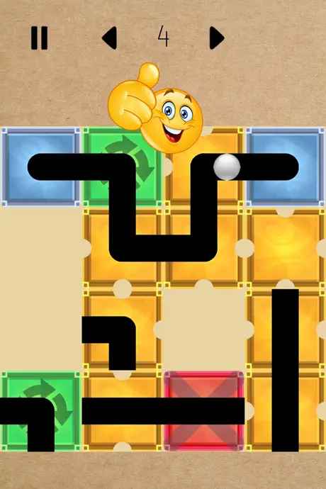 Sliding Puzzle - Guide the Ball