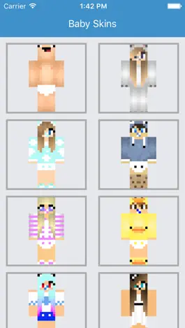 Game screenshot Baby Skins for Minecraft PE Free App hack