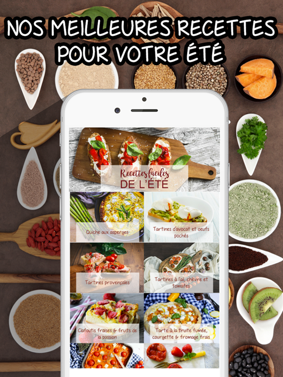 Screenshot #4 pour Recette de cuisine pour l'été - Recettes saine