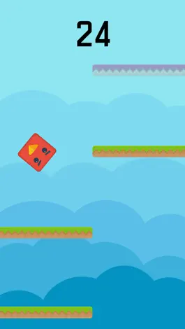 Game screenshot Color Red Geometry Bird Square Blok Jump Dash Spikes mod apk