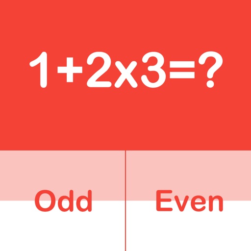 Odd or Even? An easy and fun math game iOS App