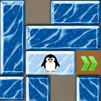 Unblock the Ice - sliding puzzle