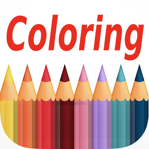 Coloring Book - color something, target for adults and young kids icon