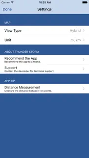 thunder storm - distance from lightning iphone screenshot 3
