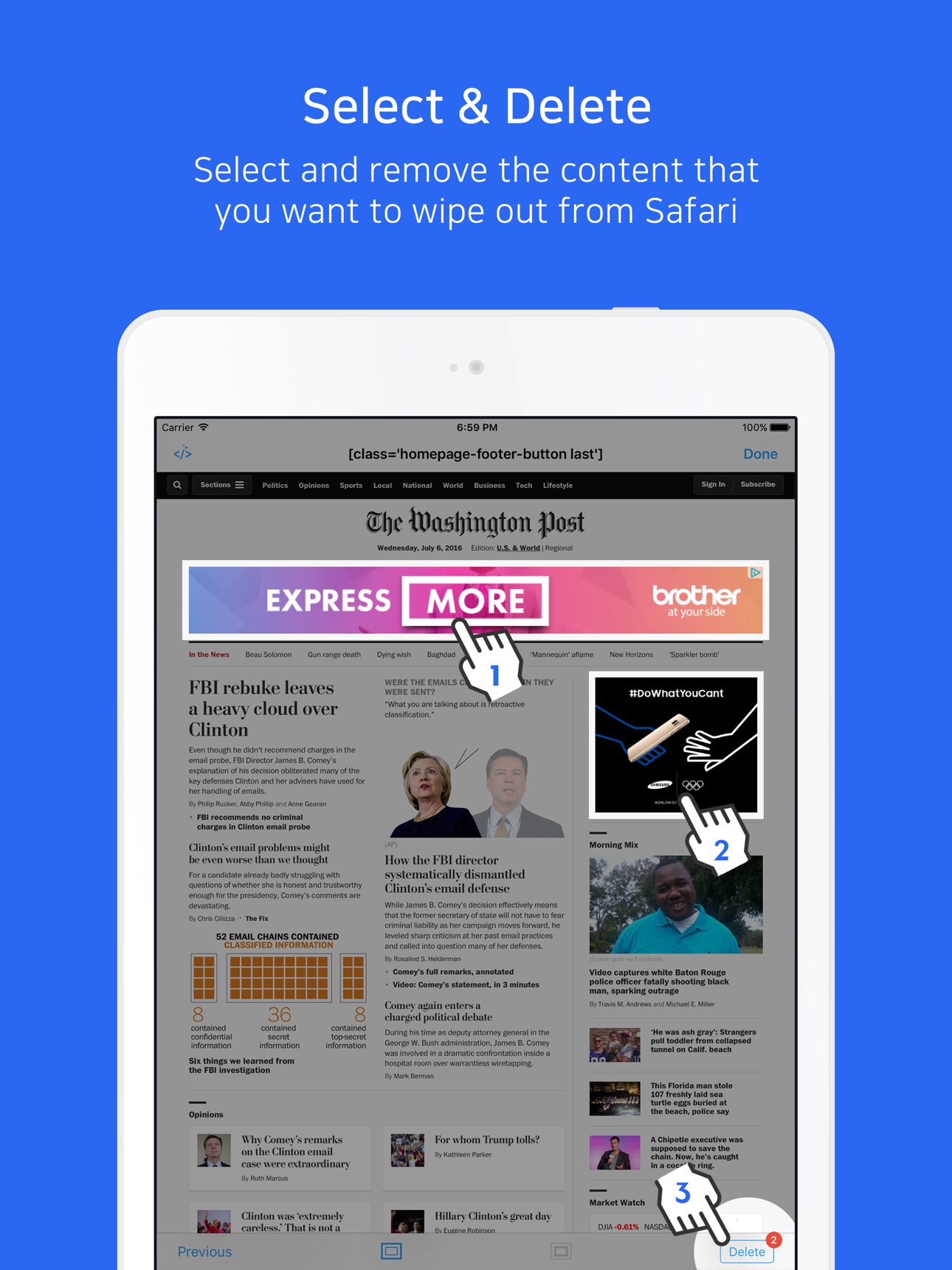Screenshot 5 of Web Cleaner - Select and delete ads on Browser