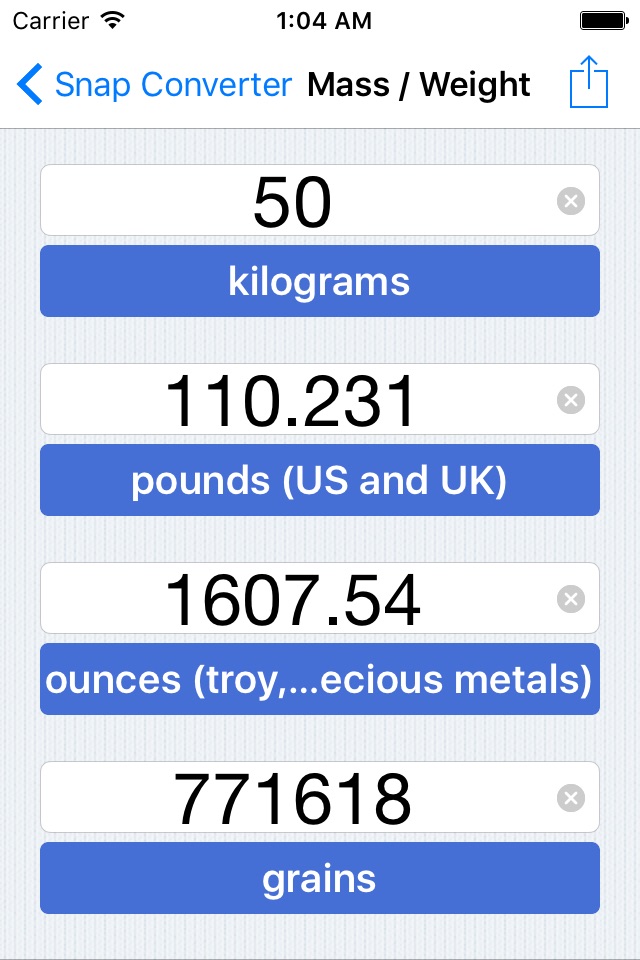 Snap Converter - Convert Units Free screenshot 2