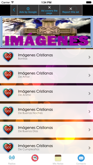 Screenshot #1 pour A+ Radios Cristianas Gratis Online - Imagenes Cristianas -