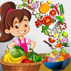 Activities of Fresh Salad Bar : Healthy Green Food making game for education & learning
