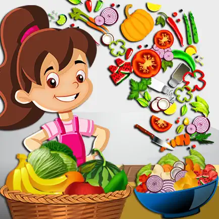 Fresh Salad Bar : Healthy Green Food making game for education & learning Cheats