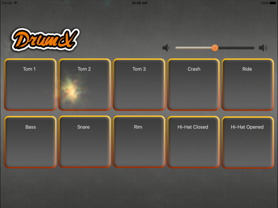 Screenshot #4 pour Drum X - Electric Drums in your pocket