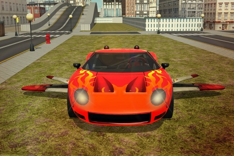 Furious Car Wings Flying N Driving screenshot 4