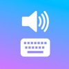 Icon Read To Me Keyboard Free - Create cool color themes, use text to speech tts with voice speak rate and gif emoji