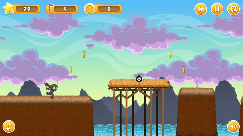 #1. Ninja Kid Run and Jump - Top Running Fun Game (iOS) Podle: Pruettanon Rattanalaoo