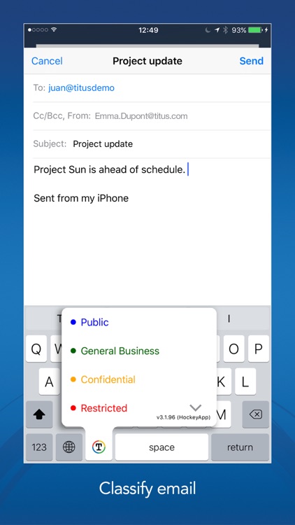 TITUS Classification for Mobile