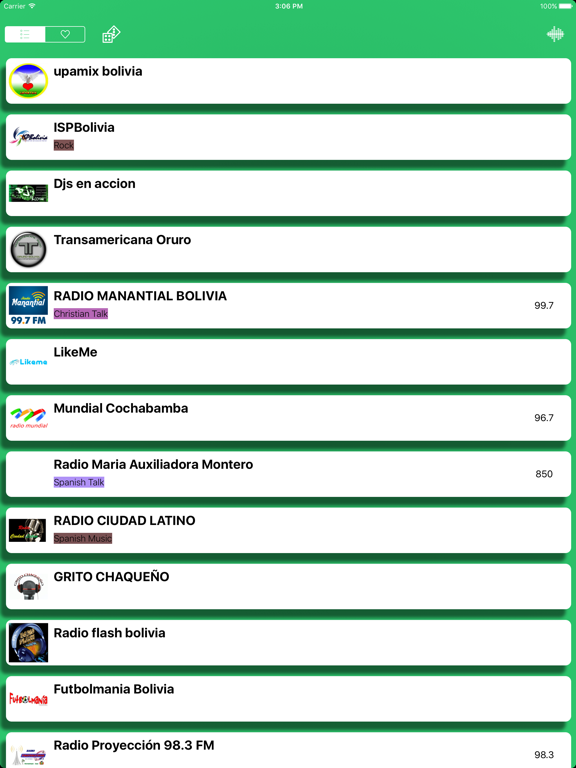 Screenshot #6 pour Radios de Bolivia en Vivo Gratis - FM AM
