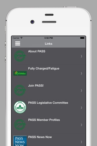 PASS App screenshot 2