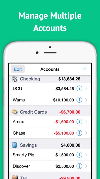 Checkbook Ledger Free - Reconcile and balance your checkbook register