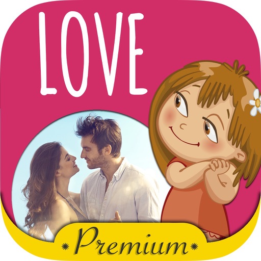 Frames with love - Photo editor to put your photos in frames with love quotes Premium icon