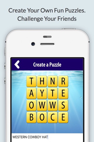 Words with Whales - Puzzle Creator with Friends screenshot 2