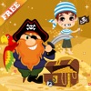子供や幼児のための海賊のゲーム ： 海賊の世界を発見 ！無料ゲーム