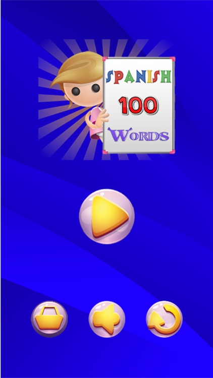 100 First Easy Words: Learning Spanish Vocabulary Games for Kids, Toddler, Preschool and Kindergarten