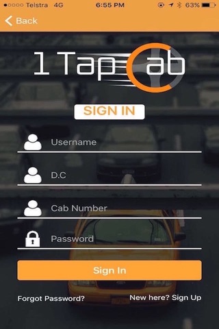 1tapCab screenshot 2