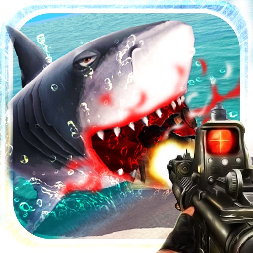 2016 Hungry Shark Tank Attack : Great Stack white Shark Adventure Season Shooting icon