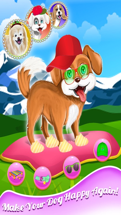 Little Pet Puppy Dog Makeover Dressup & Doctor - Free Animal Games For Kids screenshot-3