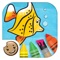 Painting Lulu is a Paper-to-Digital coloring set that includes a paper coloring book, a digital crayon, traditional crayons, and an app