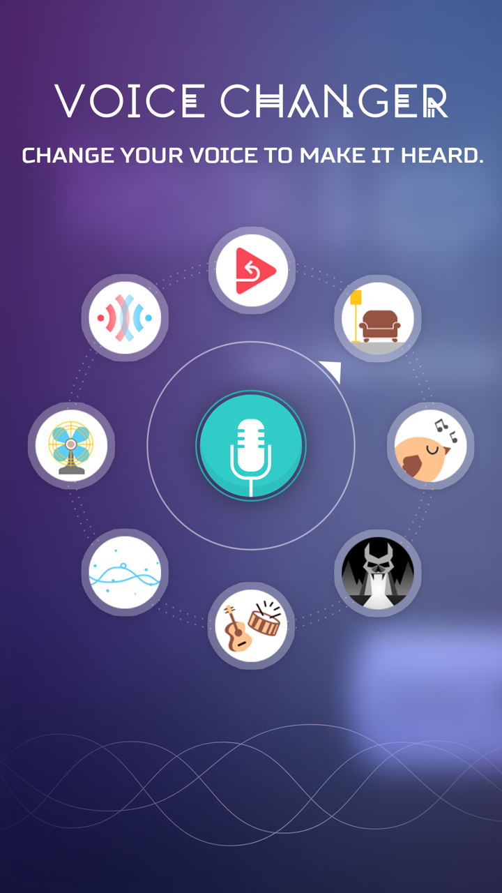 Voice Changer App – Record and Change Sounds screenshot 1