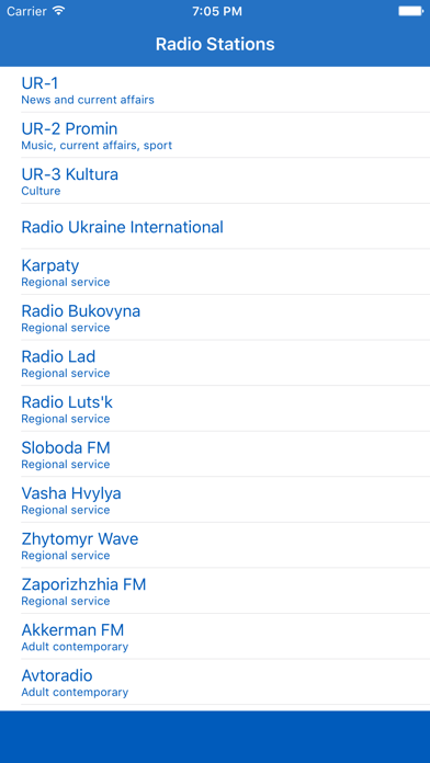 Screenshot #1 pour Radio Ukraine FM - Streaming and listen to live Ukrainian online music and news show