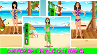 Screenshot 2 of Beach Dress Up- free Princess hot fashion star and salon game for girls & boys App
