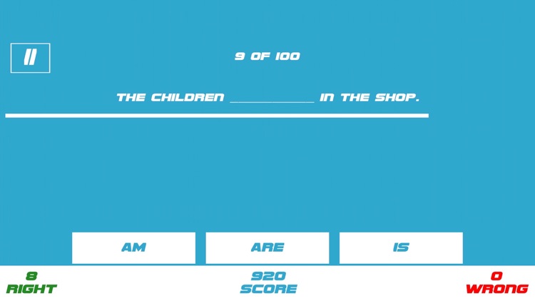 English Verbs AM IS ARE
