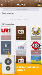 Ukrainian Radio access all Radios in Ukraine FREE! screenshot #3 for iPhone