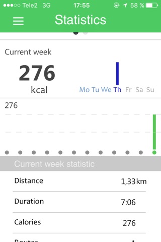 OnTrack - Calorie Counter & GPS Sports tracker screenshot 3