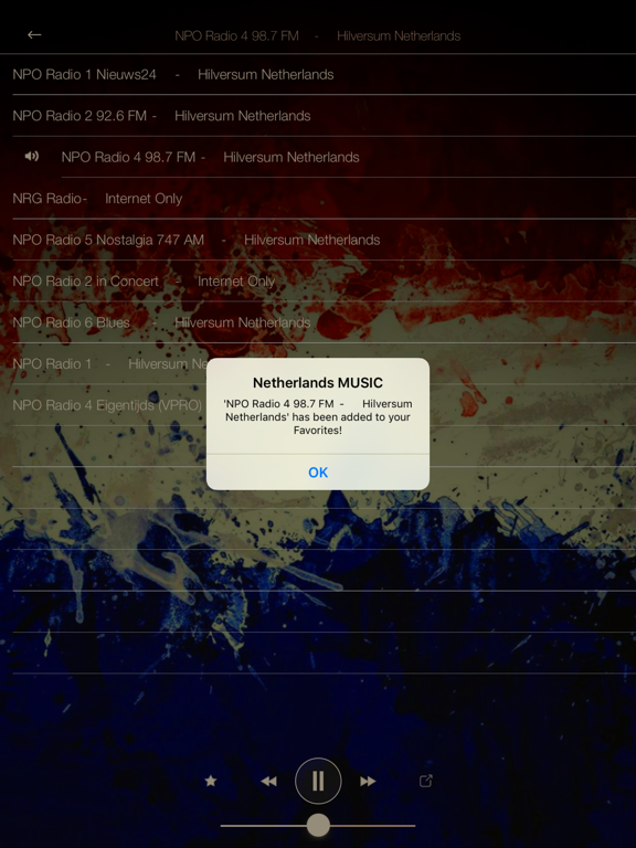 Screenshot #6 pour Netherlands Music Radio ONLINE