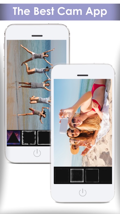 camera timer! Auto delayed selfie cam release for live camera effects plus insta frames fx
