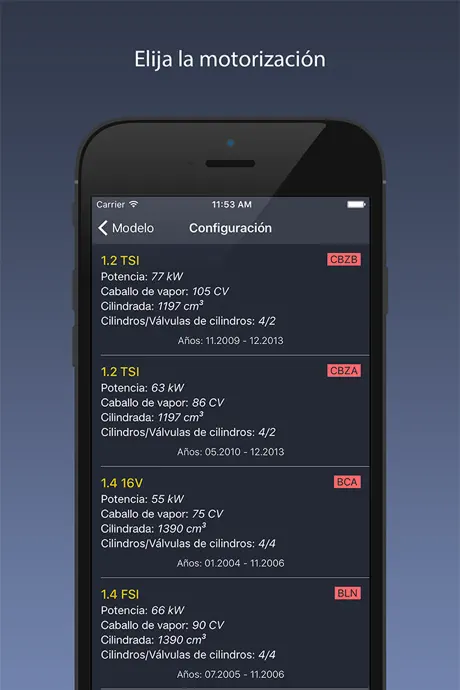 TechApp para Volkswagen
