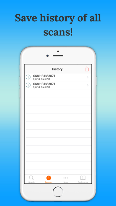 Screenshot #1 pour Scanner de codes à barres