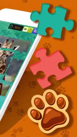 Game screenshot Animal Jigsaw Puzzle – Free Memory, Brain Exercise Game For Kids and Adult.s apk