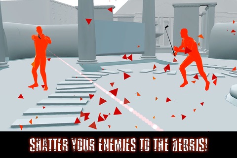 Red Superhot Action Shooter 3D Full screenshot 2