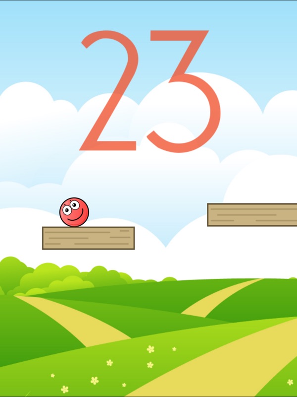 Rolling Red Ball - Tap To Jump screenshot 5