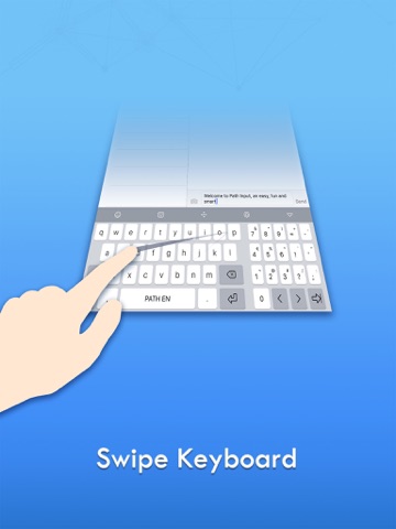 Path Input: A Swipe Keyboard for iPad screenshot 4